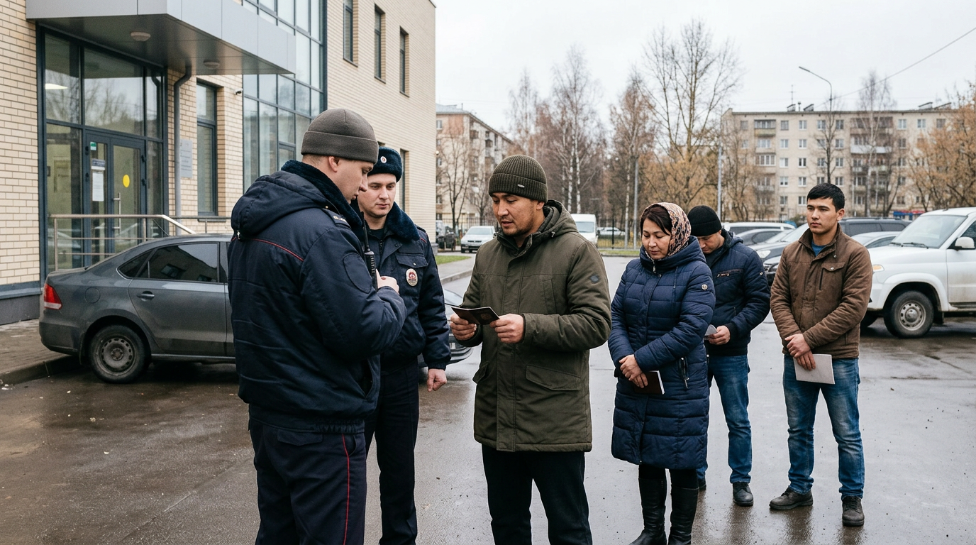 Информация МВД о миграционных рейдах в Московской области